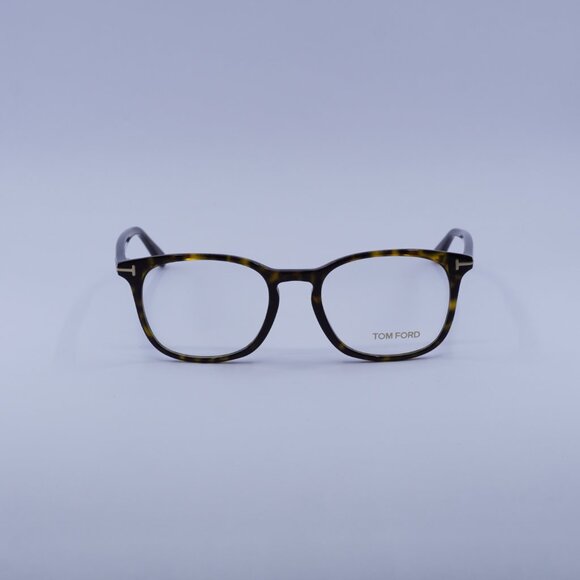 Tom Ford FT5505 052 Eyeglasses Dark Havana 52mm Square Frame - Picture 4 of 10